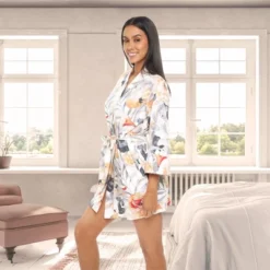 Women's Soft Cotton Knit Jersey Lounge Robe With Pockets, Short Bathrobe -Women Clothing Sale GUEST 63719298 335f 4a8d 9665 90803261e2a5