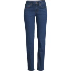 Lands' End Women's Recover Mid Rise Boyfriend Blue Jeans -Women Clothing Sale GUEST 64f73eab ee06 4777 b9f6 eaff71adc623