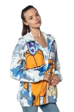 Members Only - Women's Garfield Windbreaker Oversized Jacket - Blue -Women Clothing Sale GUEST 67100671 2121 47a8 a6ef 99850ac840f1