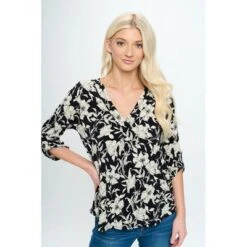 WEST K Women's Hollie Roll-tab Sleeve Blouse -Women Clothing Sale GUEST 6743eb75 c46d 4ae2 83cc 9b3ae2a637da