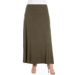 24seven Comfort Apparel Women's Plus Women's Maxi Skirt -Women Clothing Sale GUEST 678ecb65 1908 402a b1cd 91bb449dc641