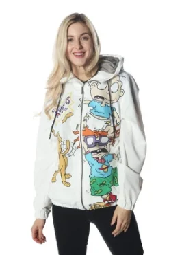 Members Only - Women's Chucky Placement Windbreaker Oversized Jacket -Women Clothing Sale GUEST 680671c0 8bb5 433a 87ce 9328f034229e