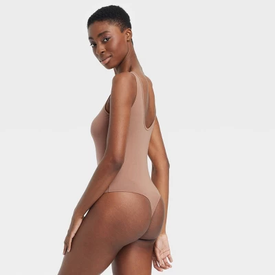 Women's Cotton Stretch Tank Bodysuit - Auden™