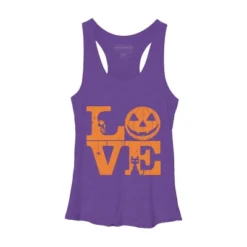 Women's Design By Humans Halloween Love Night Creepy Cute Fun By RedBirdLS Racerback Tank Top -Women Clothing Sale GUEST 6a66bb47 9235 47de 9fad c8ca87bad437