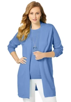 Jessica London Women’s Plus Size Fine Gauge Cardigan Topper -Women Clothing Sale GUEST 6b431f6c 68b5 4cbb 85ea 810376cbad9a