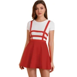 Allegra K Women's Pleated Kawaii A-Line Elastic Waist Mini Braces Suspender Skirt -Women Clothing Sale GUEST 6c0362fe 64da 44b3 bd91 875c94787672