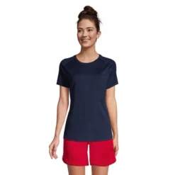 Lands' End School Uniform Women's Short Sleeve Active Gym T-shirt -Women Clothing Sale GUEST 6d662c09 f669 4079 bd11 f6874085595c