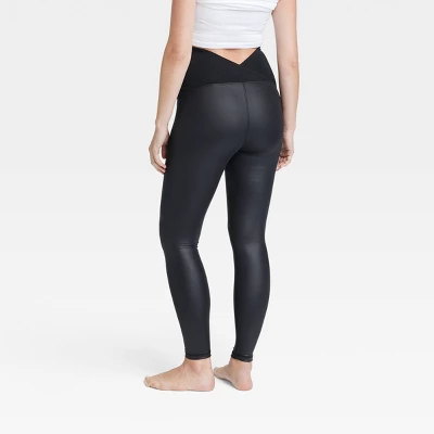 High Gloss Maternity Leggings - Isabel Maternity By Ingrid & Isabel™ Black XXL 1 High Gloss Maternity Leggings - Isabel Maternity By Ingrid & Isabel™ Black XXL