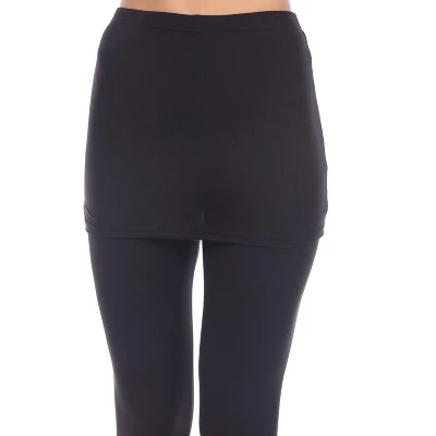 Women's Skirted Leggings - White Mark 3 Women's Skirted Leggings - White Mark - Image 3