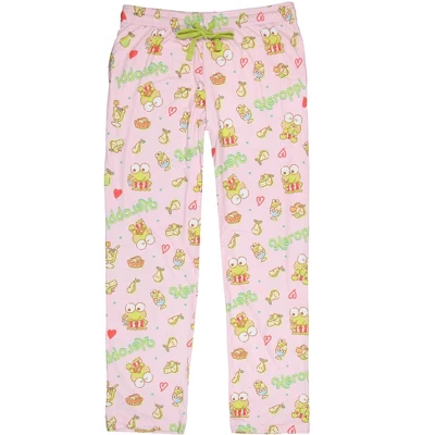 Sanrio Keroppi Women's Pajama Pants Allover Print Adult Lounge Sleep Bottoms 4 Sanrio Keroppi Women's Pajama Pants Allover Print Adult Lounge Sleep Bottoms - Image 4