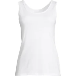 Lands' End Women's Tall Cotton Tank Top -Women Clothing Sale GUEST 70cd5a9a 2cb0 4055 a661 301bb309d95b
