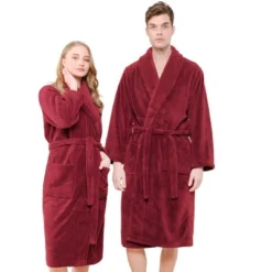 American Soft Linen Warm Fleece Bathrobe, Mens And Womens Adult Robes For Your Bathroom, Shawl Collar Robes -Women Clothing Sale GUEST 70e82b68 11de 4c6f a2d0 98dbbd8daccc