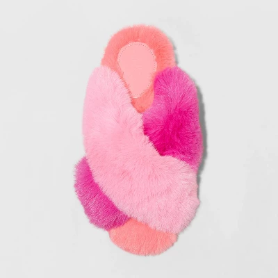 Women's Paris Crossband Faux Fur Slippers - Stars Above™ 2 Women's Paris Crossband Faux Fur Slippers - Stars Above™ - Image 2