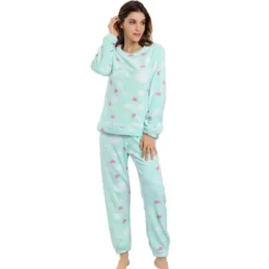 Allegra K Women Winter Flannel Pajama Sets Cute Printed Long Sleeve Nightwear Top And Pants Loungewear Soft Sleepwears -Women Clothing Sale GUEST 71a7ea2f 7d88 4851 91cf 8257b55a3bee