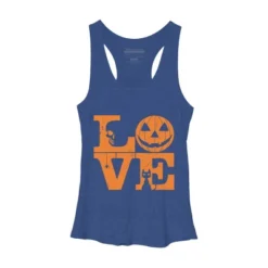 Women's Design By Humans Halloween Love Night Creepy Cute Fun By RedBirdLS Racerback Tank Top -Women Clothing Sale GUEST 71babce0 36fa 49d4 8484 4c06cb0963ec