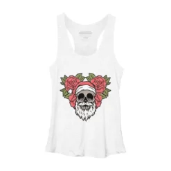 Women's Design By Humans Christmas With Flowers Illustration By Rukurustudio Racerback Tank Top -Women Clothing Sale GUEST 7404eed2 3f4f 45ef 9606 8d1aea2562b1