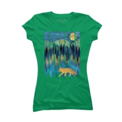 Junior's Design By Humans Fox Forest Night By Maryedenoa T-Shirt 20 Junior's Design By Humans Fox Forest Night By Maryedenoa T-Shirt -Women Clothing Sale GUEST 74f5f8d6 2d70 476d aee3 38b75bfa21f8