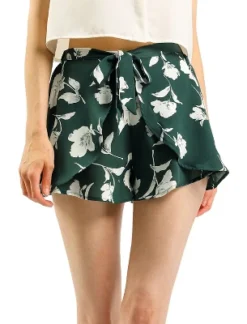 Allegra K Women's Summer Beach Casual Elastic Waist Floral Shorts -Women Clothing Sale GUEST 75158a3d 384d 407f b0cf ca85550402a1