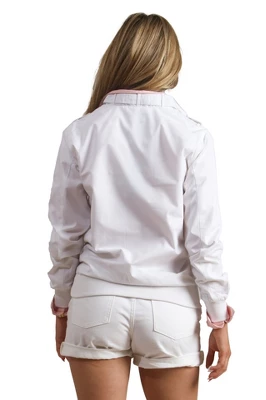 Members Only Women's Classic Iconic Racer Jacket ( Slim Fit ) 2 Members Only Women's Classic Iconic Racer Jacket ( Slim Fit ) - Image 2