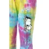 Peanuts Womens' Snoopy Nap Time Character Sleep Jogger Pajama Pants Multicolored