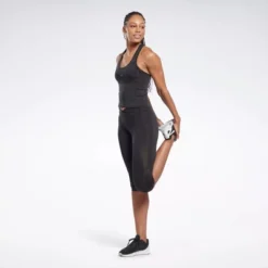 Reebok Workout Ready Basic Capri Tights Womens Athletic Pants