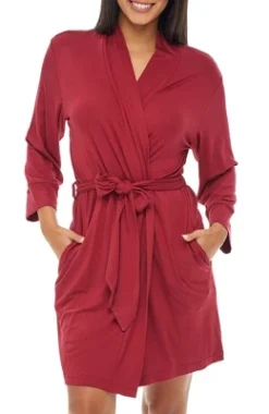 Women's Classic Soft Knit Short Lounge Robe With Pockets -Women Clothing Sale GUEST 77f59dc8 dda7 48ca b8ac 45737409e0fa