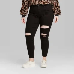 Women's Super-High Rise Distressed Skinny Jeans - Wild Fable™ Black -Women Clothing Sale GUEST 77f8b245 1bb9 459f 9165 fe5a71da7757