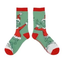 The Grinch Red And Green Womens Crew Socks (Pack Of 5) -Women Clothing Sale GUEST 7988a5d1 ff08 428f 98ca 3192a9150d99