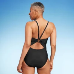 Women's UPF 50 Ring Back One Piece Swimsuit - Aqua Green®