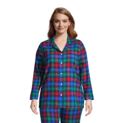 Lands' End Women's Long Sleeve Print Flannel Pajama Top -Women Clothing Sale GUEST 7a47f04c 98a1 47ac 9c76 79aaa93c73fb