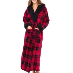 Women's Warm Winter Robe, Plush Fleece Full Length Long Hooded Bathrobe -Women Clothing Sale GUEST 7a871f12 fce6 4eae 90df f9ac88d3b98a