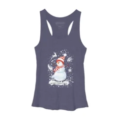 Women's Design By Humans Christmas Snowman By Werant Racerback Tank Top -Women Clothing Sale GUEST 7d53b41e 1499 40ae a824 eb8b3e705fef