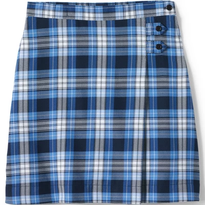 Lands' End School Uniform Girls Solid A-line Skirt Below The Knee 3 Lands' End School Uniform Girls Solid A-line Skirt Below The Knee - Image 3