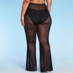 Women's Mesh High Waist Flare Cover Up Pants - Wild Fable™ -Women Clothing Sale GUEST 810707fd 869c 40a0 a8cd af1b5eede330