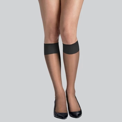 Hanes Silk Reflection Women's Sheer Toe 6pk Knee Highs One Size 2 Hanes Silk Reflection Women's Sheer Toe 6pk Knee Highs One Size - Image 2