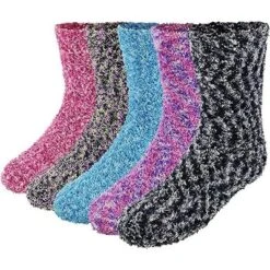 Market & Layne Women's 5 Pair Fuzzy Socks, Adults Super Comfy Socks -Women Clothing Sale GUEST 8206a7ba e781 43c2 950e ddd425c4fe5f