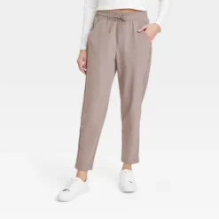 Women's Stretch Woven Taper Pants - All In Motion™ -Women Clothing Sale GUEST 82f2edd1 5d04 4487 b488 d438252c08a1