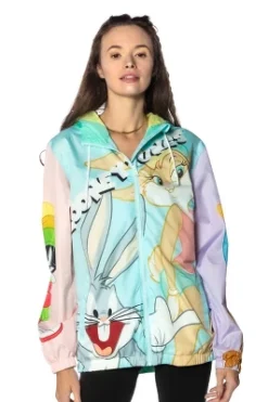 Members Only Women's Looney Tunes Colorblock Windbreaker Jacket -Women Clothing Sale GUEST 8643aba5 767f 4db7 9567 7e4b9eb823d9