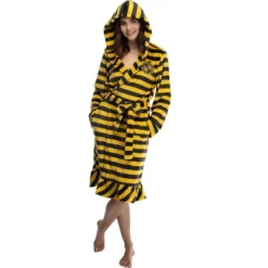 Harry Potter Juniors' Striped Ruffle Hooded Plush Fleece Robe -Women Clothing Sale GUEST 86a87037 2f30 48d1 b758 81b058242c9c