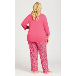 Women's Plus Size Cold Outside Sleep Top - Pink | AVENUE -Women Clothing Sale GUEST 89d8cdff 42d9 4333 aee4 bd79d0e8c0b7