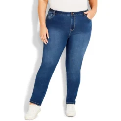 Women's Plus Size Butter Denim Skinny Jean Mid Wash - Petite | AVENUE -Women Clothing Sale GUEST 8ace7796 7a72 4a69 83db bdbcf954dadd