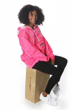 Members Only Women's Pink Looney Tunes Popover Windbreaker Jacket -Women Clothing Sale GUEST 8b591374 235e 4eea b8f7 97403f132a8f