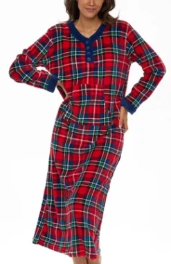 Women's Soft Warm Fleece Nightgown, Long Kaftan With Pockets For Winter -Women Clothing Sale GUEST 8f0161d3 c3ee 4d27 8519 c0135ba1f5c4