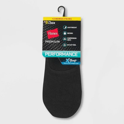 Hanes Premium Performance Women's Lightweight 6+2 Bonus Pack Liner Athletic Socks - 5-9 1 Hanes Premium Performance Women's Lightweight 6+2 Bonus Pack Liner Athletic Socks - 5-9