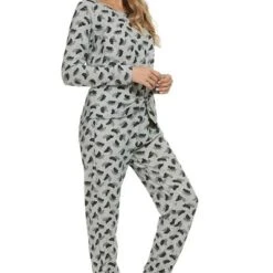 Cheibear Women's Sleepwear Lounge Soft Nightwear With Pockets Long Sleeve Pajama Set 10 Cheibear Women's Sleepwear Lounge Soft Nightwear With Pockets Long Sleeve Pajama Set -Women Clothing Sale GUEST 8f6d9b68 b088 41d8 94ef 69f5ceb42a81