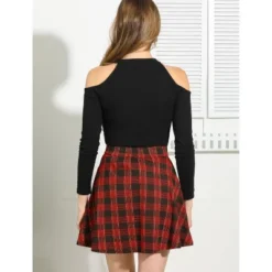 Allegra K Women's Plaid A-Line Zip Up High Waisted Skater Skirt -Women Clothing Sale GUEST 8f8b769b 9a51 425c bb19 5978ef3a47dd