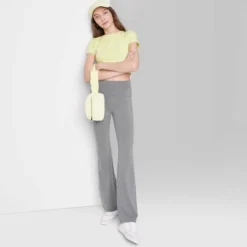 Women's High-Waisted Flare Leggings - Wild Fable™ Heather Gray -Women Clothing Sale GUEST 90a4be30 da89 4939 a3a6 0aca3cbfb7c4