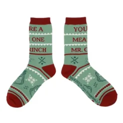 The Grinch Red And Green Womens Crew Socks (Pack Of 5) -Women Clothing Sale GUEST 921d9487 cd2b 41db 912b 50116ca36c94