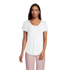 Lands' End Women's U-neck Jersey T-shirt -Women Clothing Sale GUEST 936e0805 608c 4211 bb53 c64018f57d98