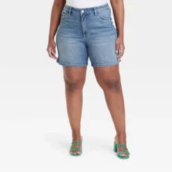Women's High-Waisted Bermuda Jean Shorts - Ava & Viv™ -Women Clothing Sale GUEST 93737281 a802 4b79 ad9f 7b6c338d5375